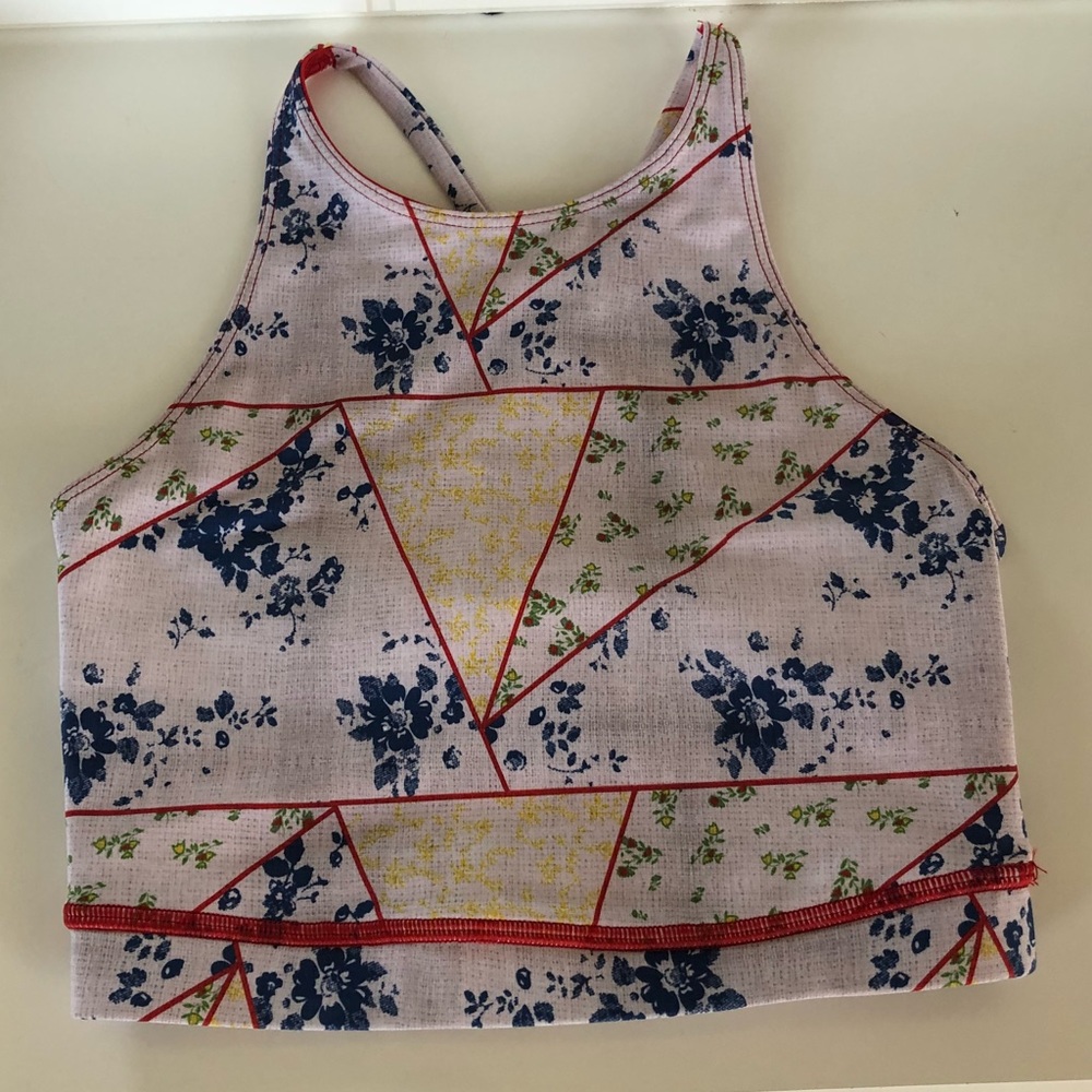 NWOT electric and rose bra